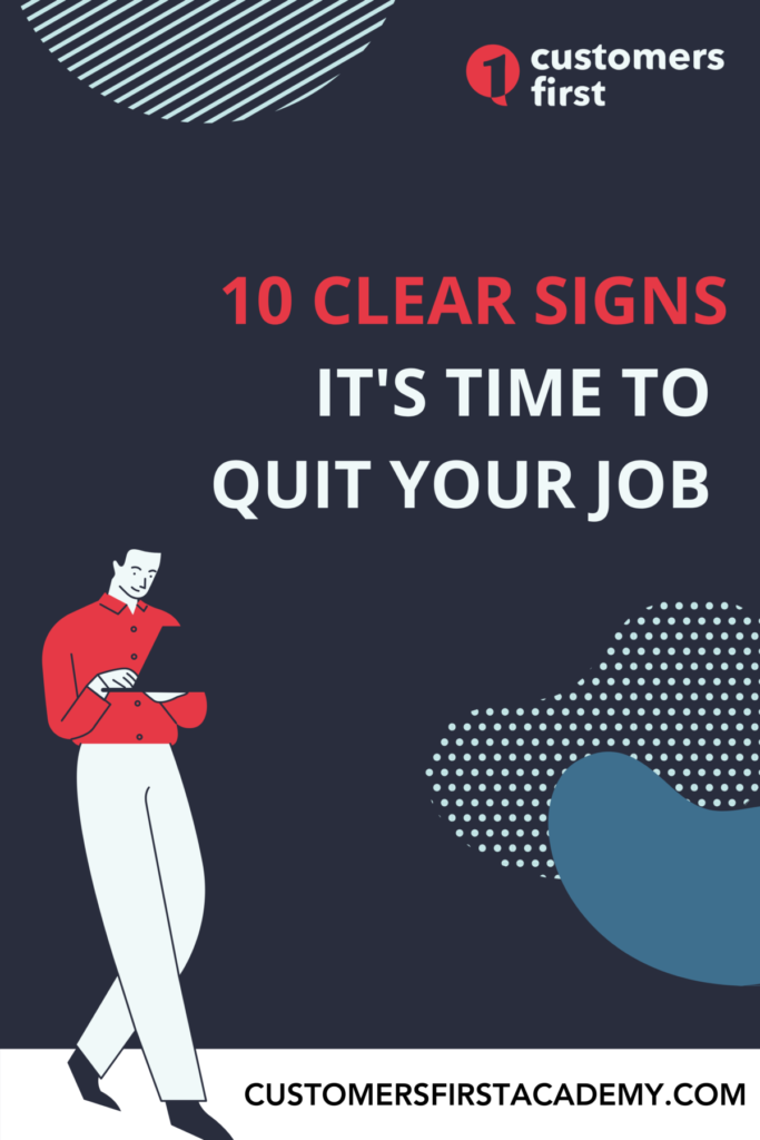 10 Clear Reasons It's Time to Resign