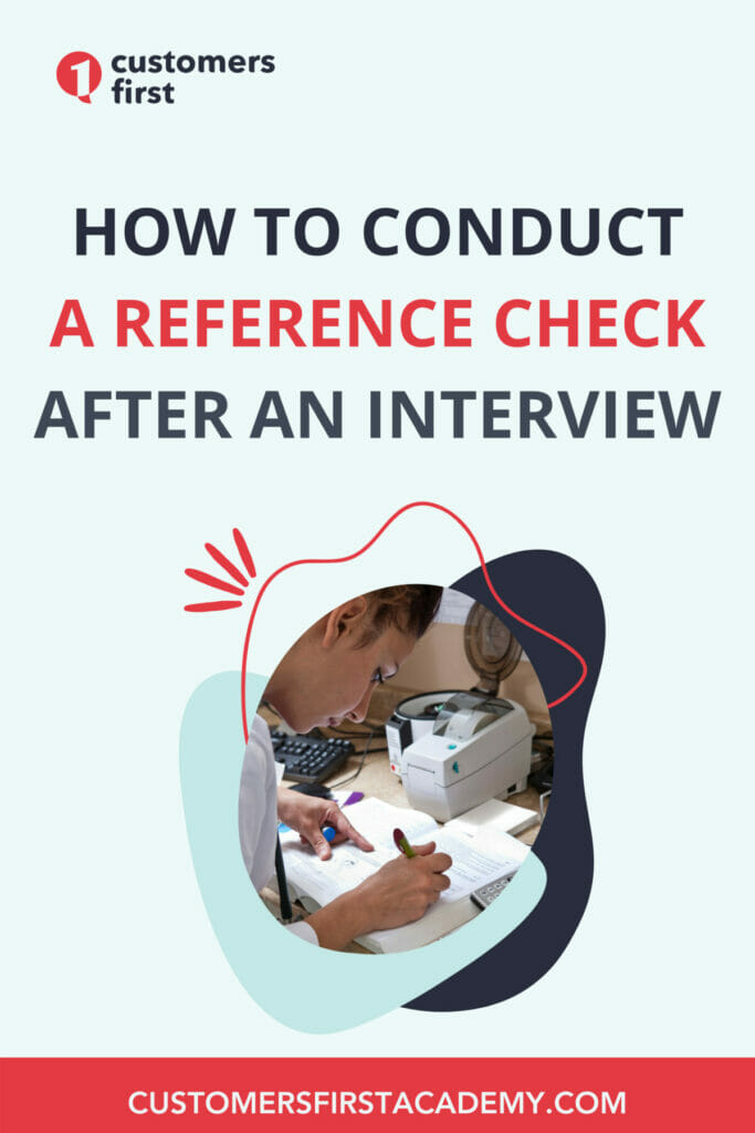 How to Conduct a Reference Check After an Interview