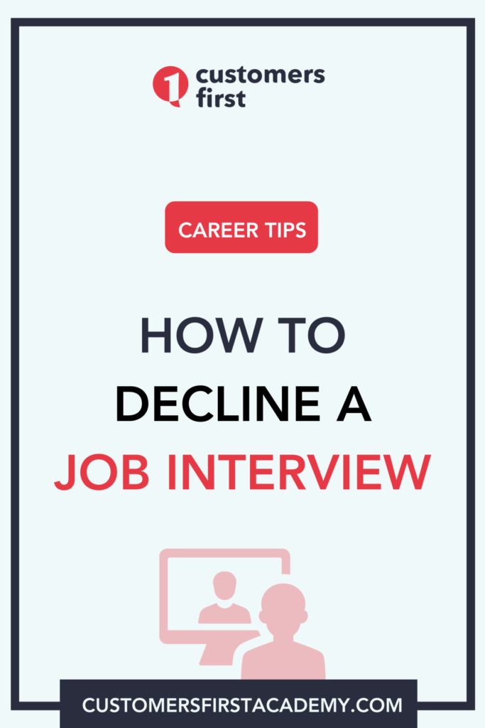 How To Decline A Job Interview