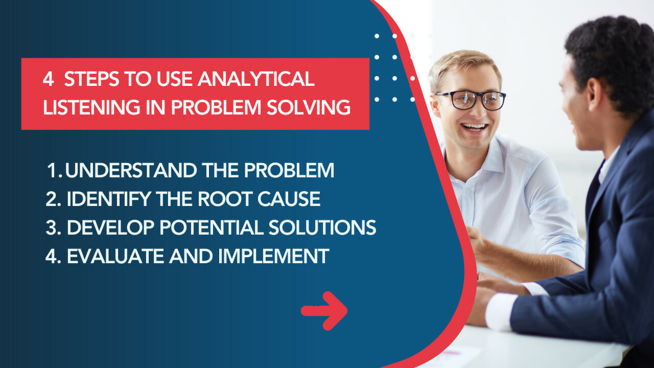 employ analytical listening in problem solving quiz