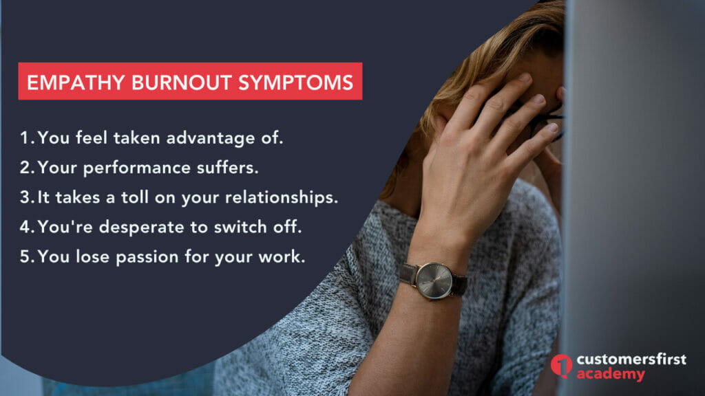 empathy burnout symptoms